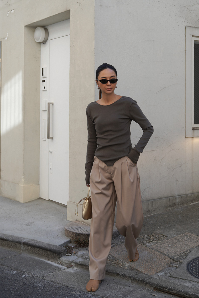 room306 CONTEMPORARY / Wide Tuck Pants