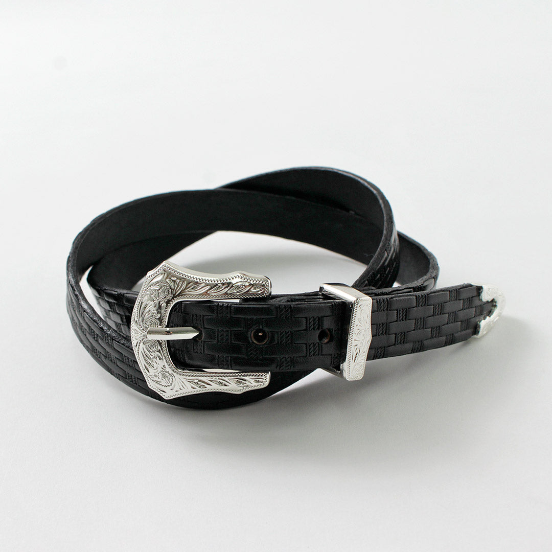 20％OFF】TORY LEATHER（トリーレザー） 3/4インチ ウエスタンベルト