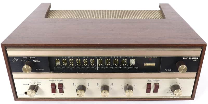 Vintage The Fisher 200T 20w per Channel AM/FM Home Theater Stereo