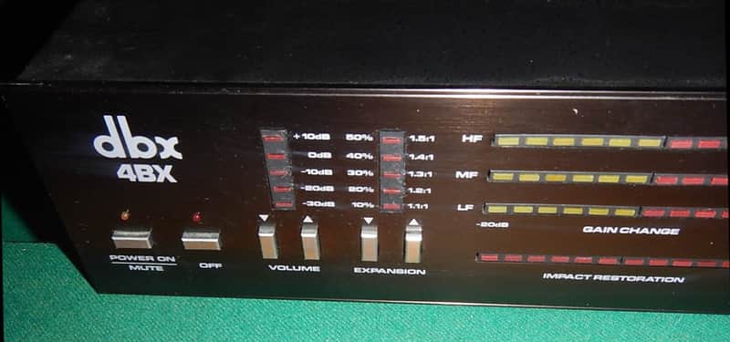 Vintage DBX 4BX Multi-Band Expander / Enhancer with Remote Control