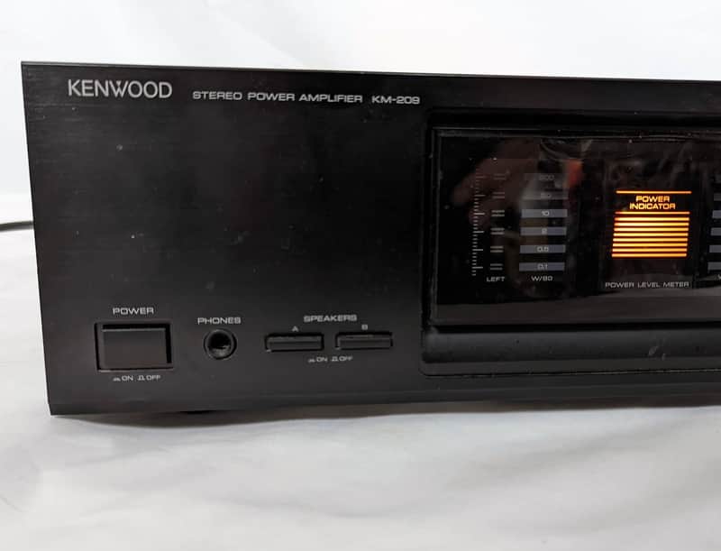 Kenwood KM-209 Stereo Power Amplifier - 150W Per Channel | Reverb