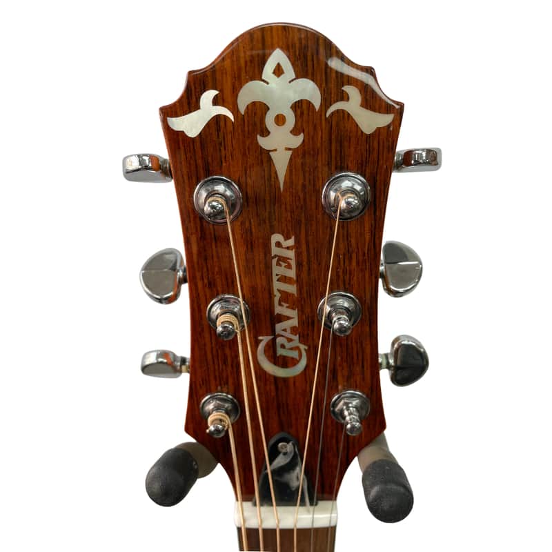 Crafter CT-120 TBU Transparent Blue Electro Acoustic Guitar | Reverb