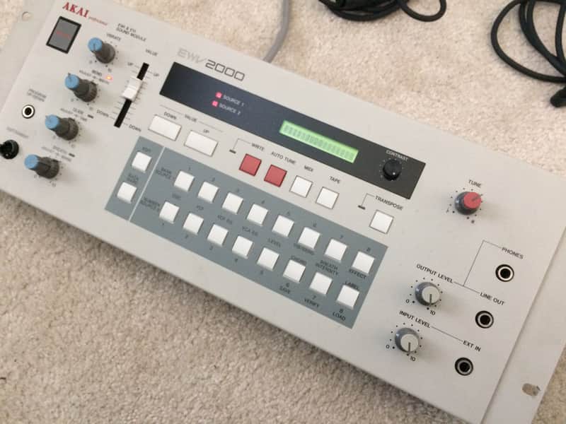Akai EWI1000/EWV2000 *rare with extra cable & manual* 1987 | Reverb