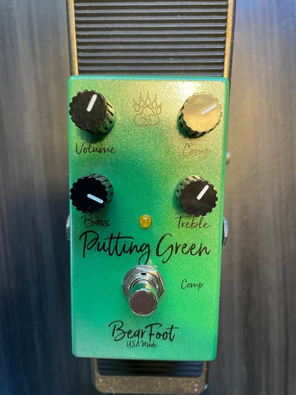 Bearfoot FX Pale Green Compressor | Reverb
