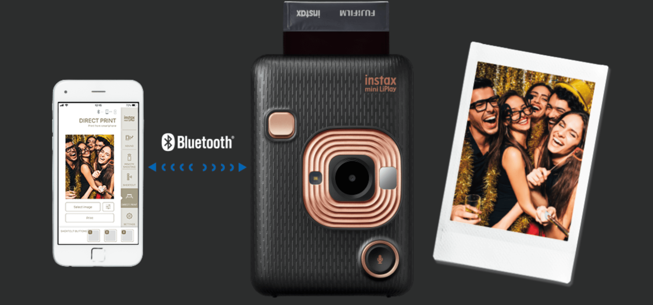 レンタル] FUJIFILM instax mini LiPlay / フィルム20枚付き