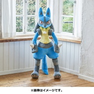 ポケモン』高さ約120cmの「ぬいぐるみ 等身大ルカリオ」登場！予定数に