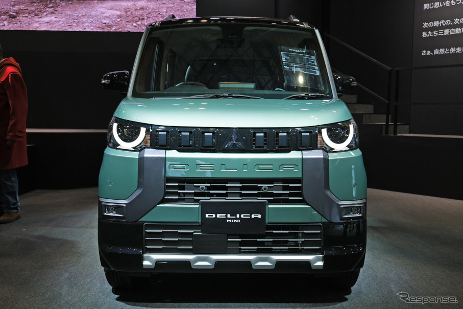 三菱 デリカミニ】顔づくりは「やんちゃ坊主」！黒塗装フェンダーへの