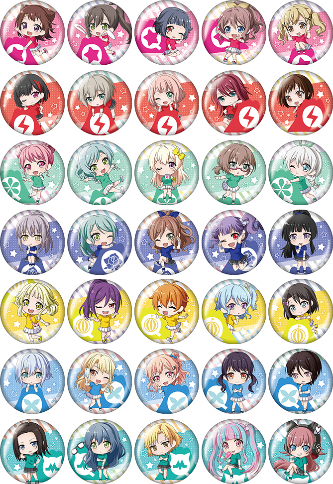 富士急コラボ第3弾】缶バッジ ミニキャラ（全35種） | BanG Dream