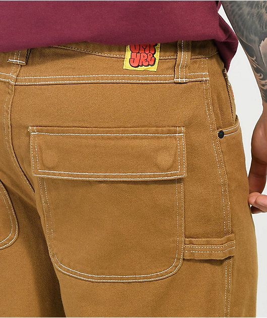 Empyre Loose Fit Tabacco Denim Carpenter Skate Pants | Zumiez