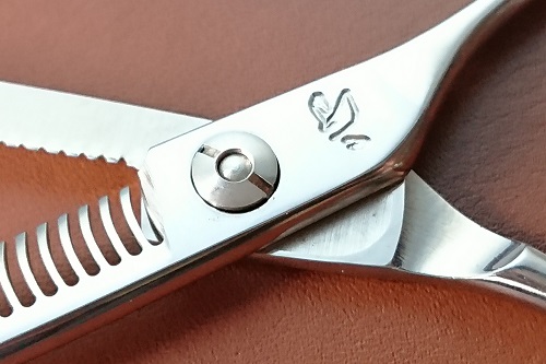 心シザー_SK2-630L両櫛セニングシザー | 理美容ハサミ研ぎ専門店シザーズ倭