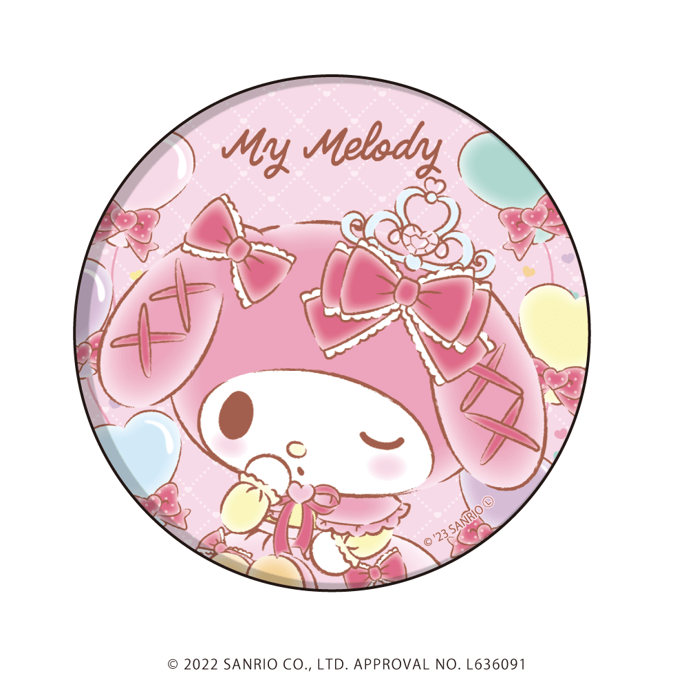 マイメロディ＆クロミ｜缶バッジ「マイメロディ＆クロミ」01/マイメロ