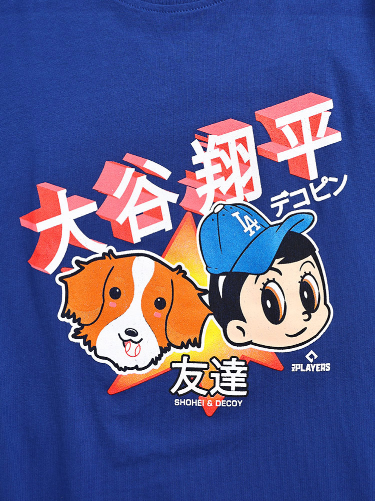 半袖 Tシャツ NEW ERA×MLB 大谷翔平×デコピンプリント トップス シャツ