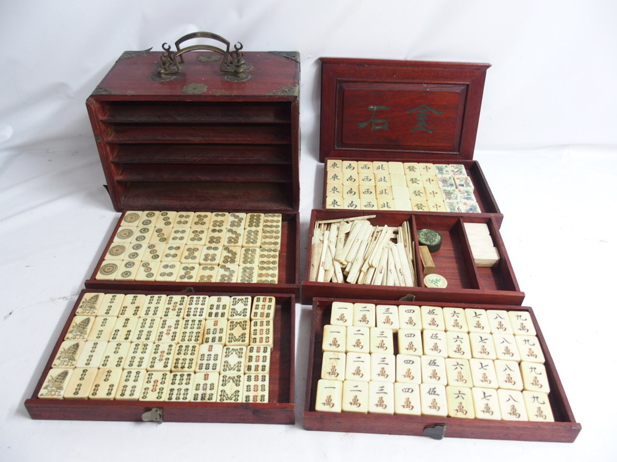 麻雀牌 歯風 背竹牌 骨董品 麻雀牌 歯風 背竹牌 骨董品 Yahoo