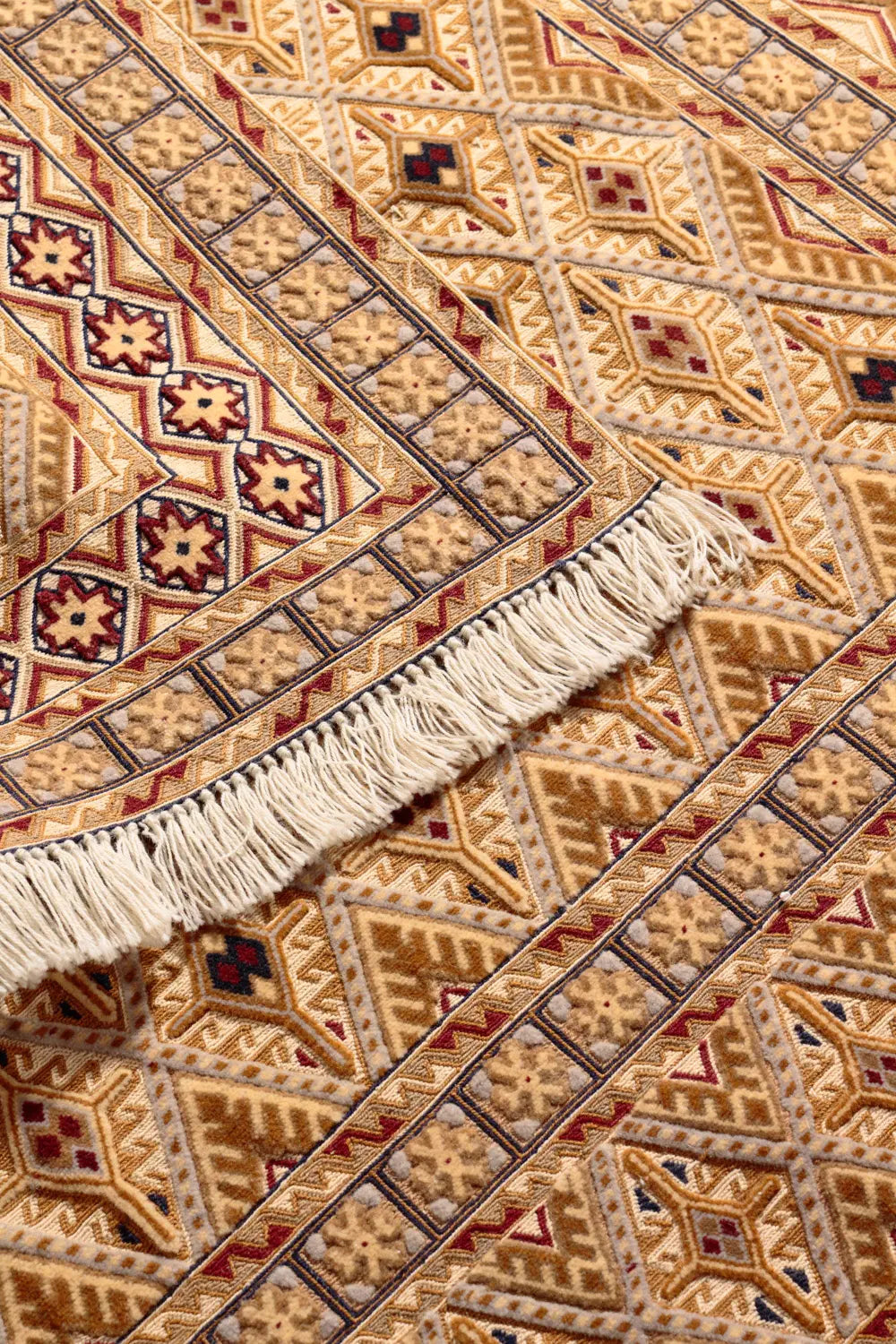 マシュワニキリム ファインクオリティ 約200cm x 205cm｜SATHI RUGS