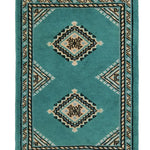 パキスタン絨毯 シルクタッチ 約47cm x 74cm｜SATHI RUGS