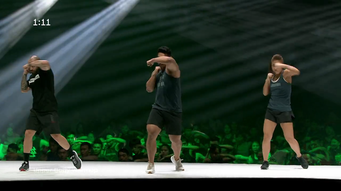 ボディコンバット79 ウォーミングアップ ポイント