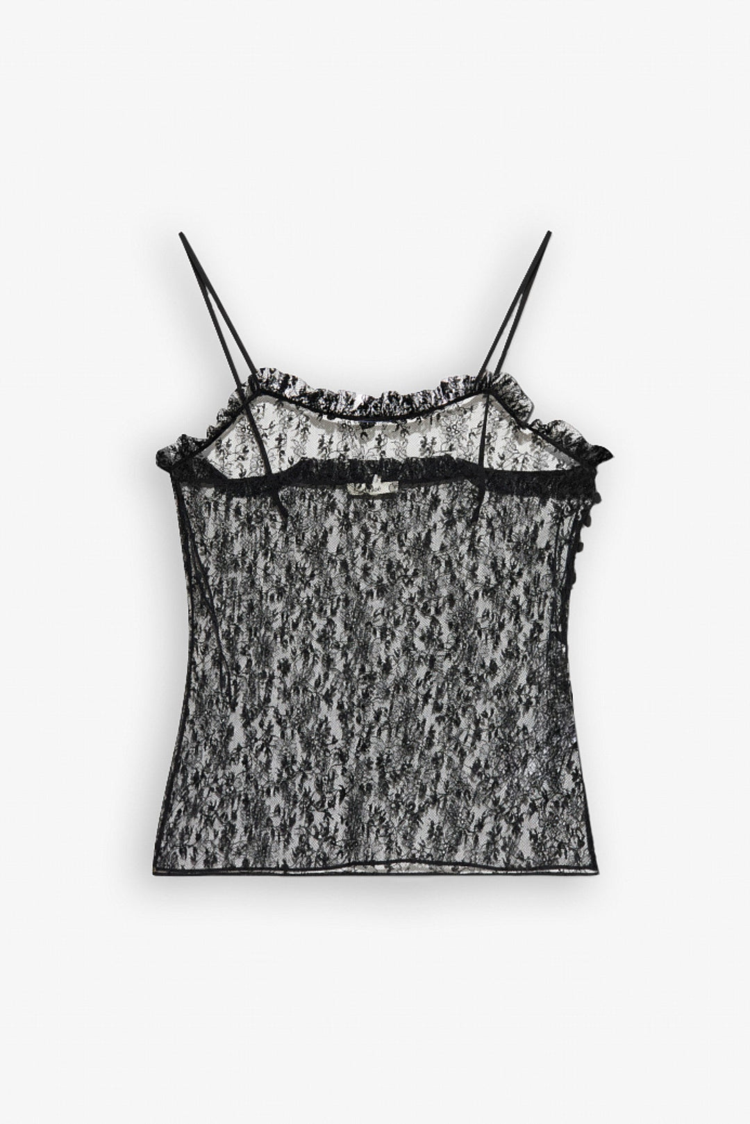 Chloé | Ruffled camisole top in lingerie tulle | Savannahs