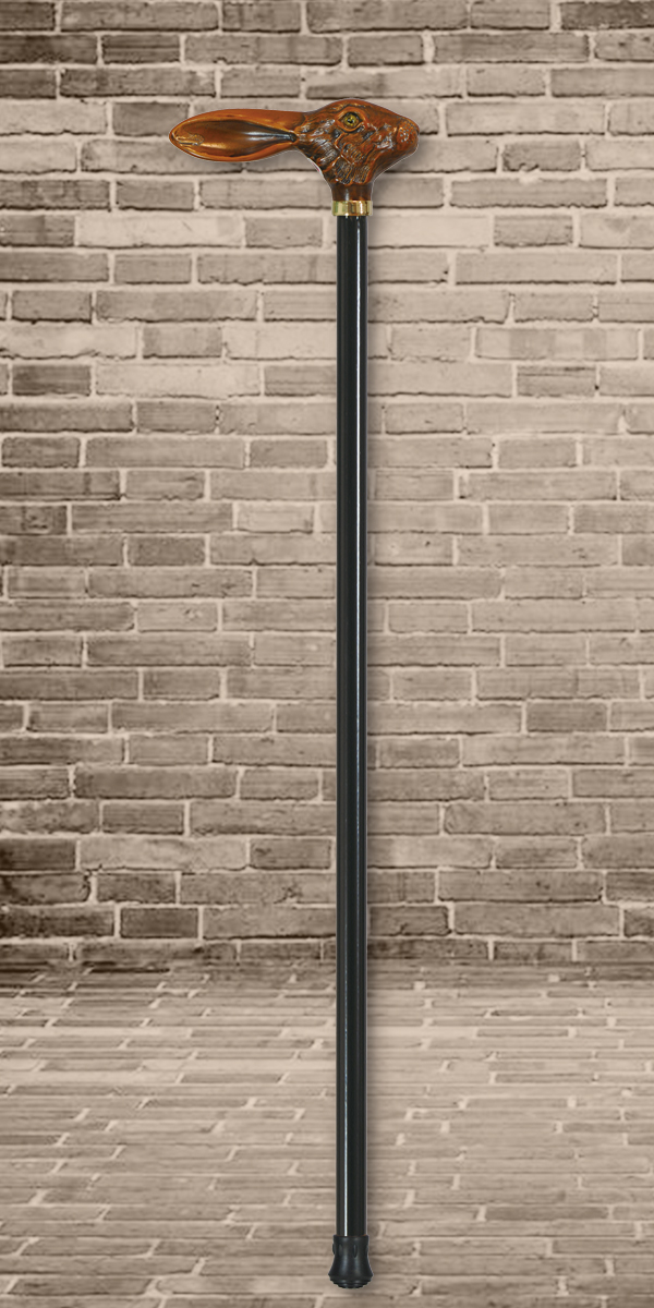 イタリア製アニマルハンドルステッキ ウサギ W0014｜瀬川商店