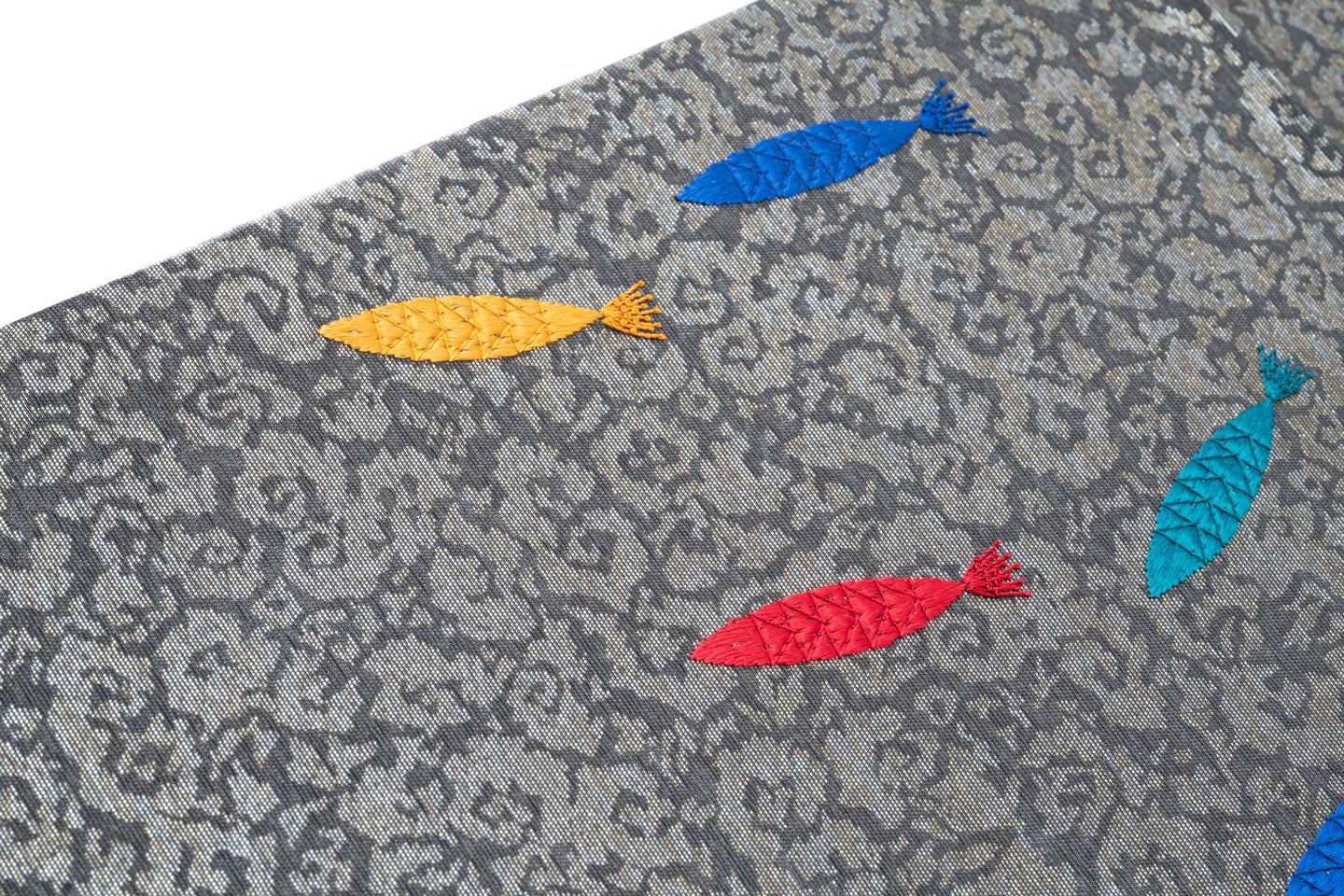 Online限定(一点物)【金魚群】総紗縫+日本刺繍| 仙福屋宗介