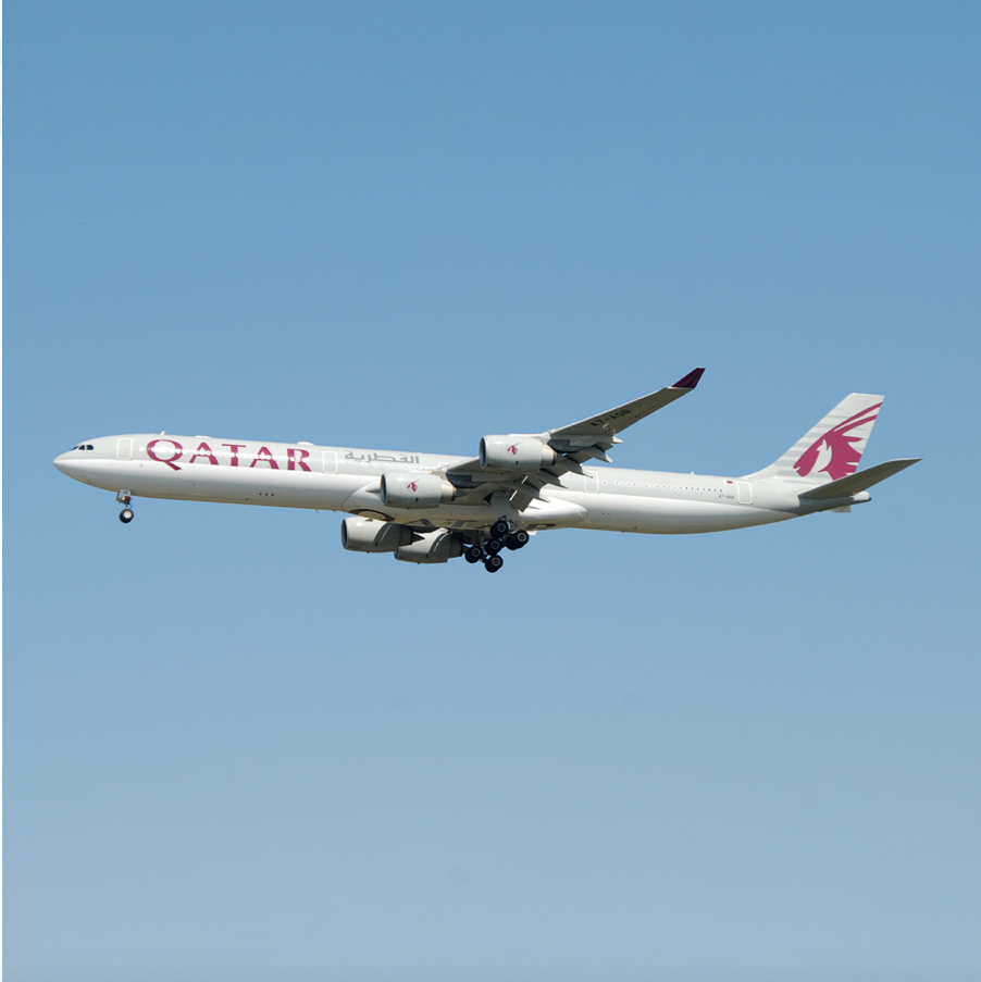 SOLD OUT! AVIATIONTAG A340 A7-AGB Grey QATAR アビエーションタグ