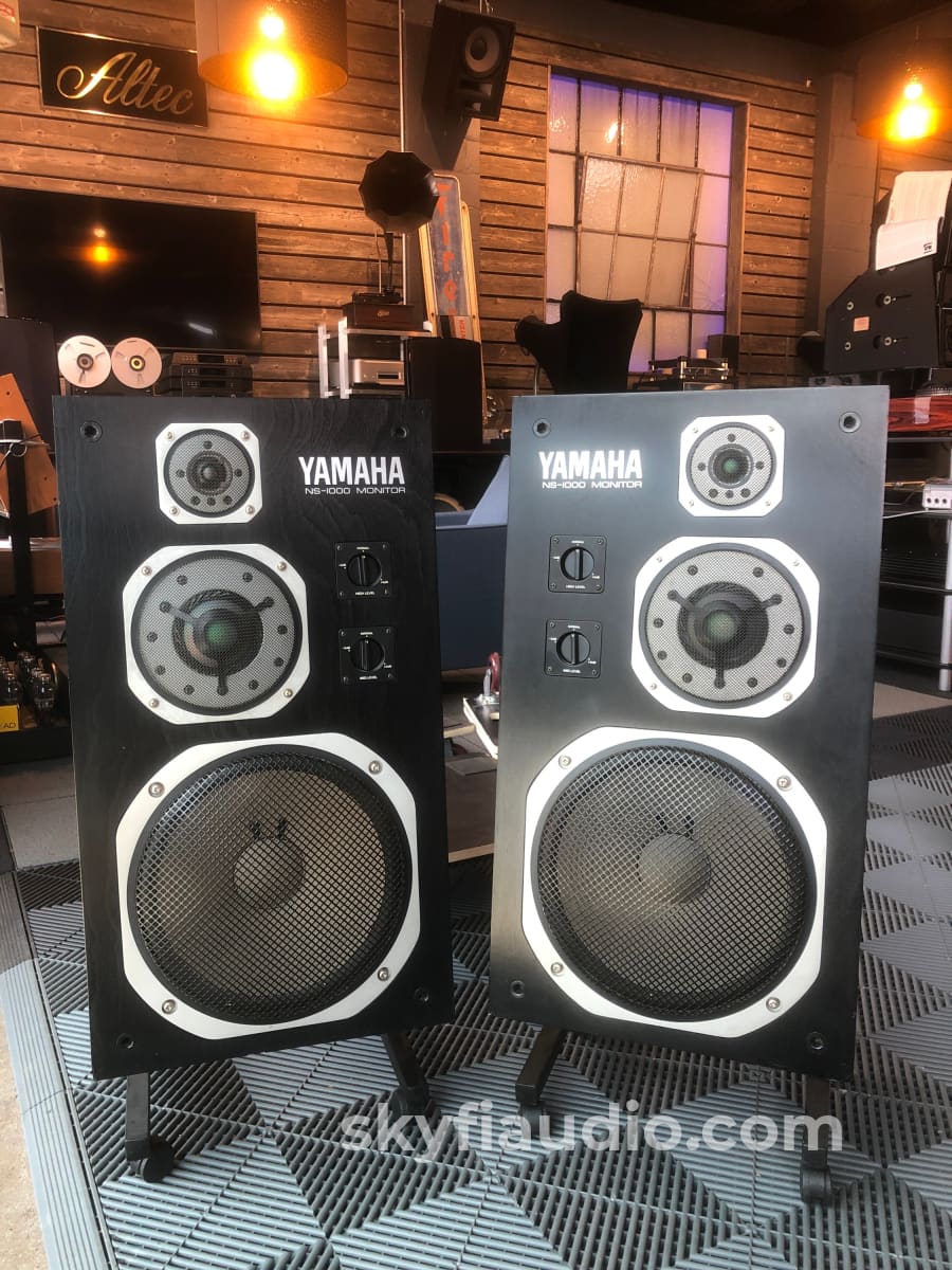 Yamaha NS-1000M Vintage Studio Monitor Speakers with Beryllium Drivers