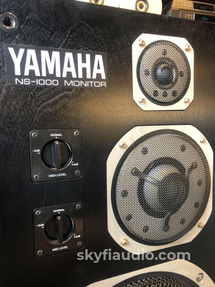 Yamaha NS-1000M Vintage Studio Monitor Speakers with Beryllium Drivers