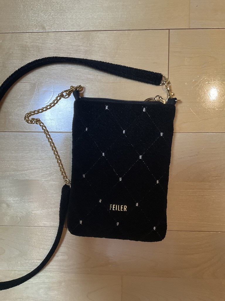 ユニ チェーンポシェット UNI-257228(ブラック): FEILER｜フェイラー