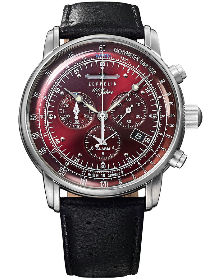 ツェッペリン LZ14 マリーネ 36mm ムーンフェイズ 8635-4 メンズ 電池