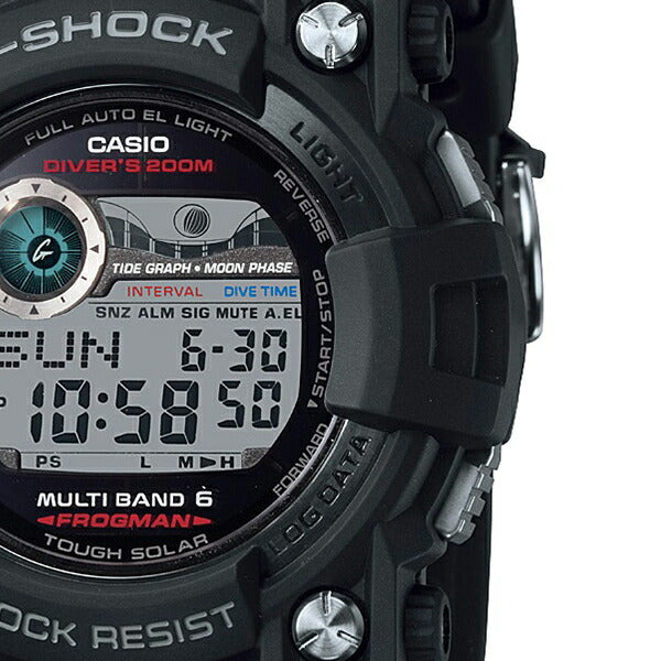 G-SHOCK フロッグマン GWF-1000-1JF メンズ デジタル ブラック 200m