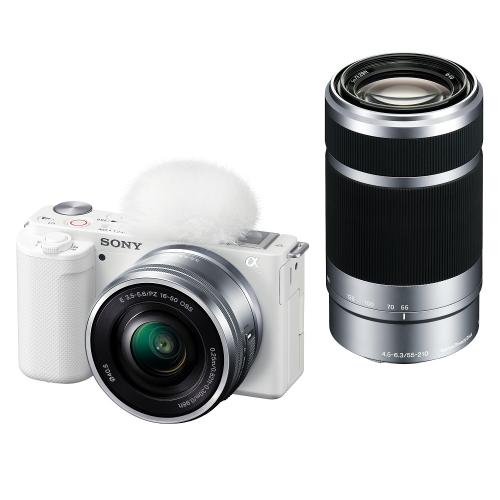 ソニー VLOGCAM ZV-E10 ダブルズームレンズキット ホワイト | ミラー