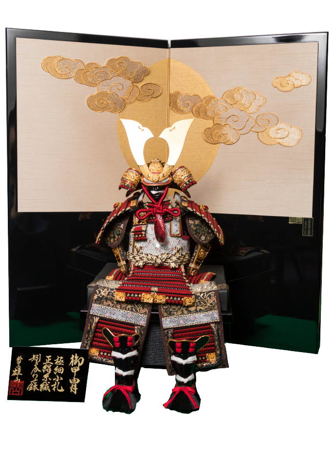 多摩地区一】ケース入りや着られる五月人形、兜、甲冑、原米洲取扱店の