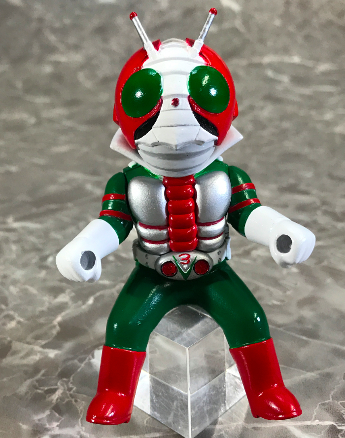 1991年製 ライダーヒーローシリーズ3、4 仮面ライダーV3 ライダーマン