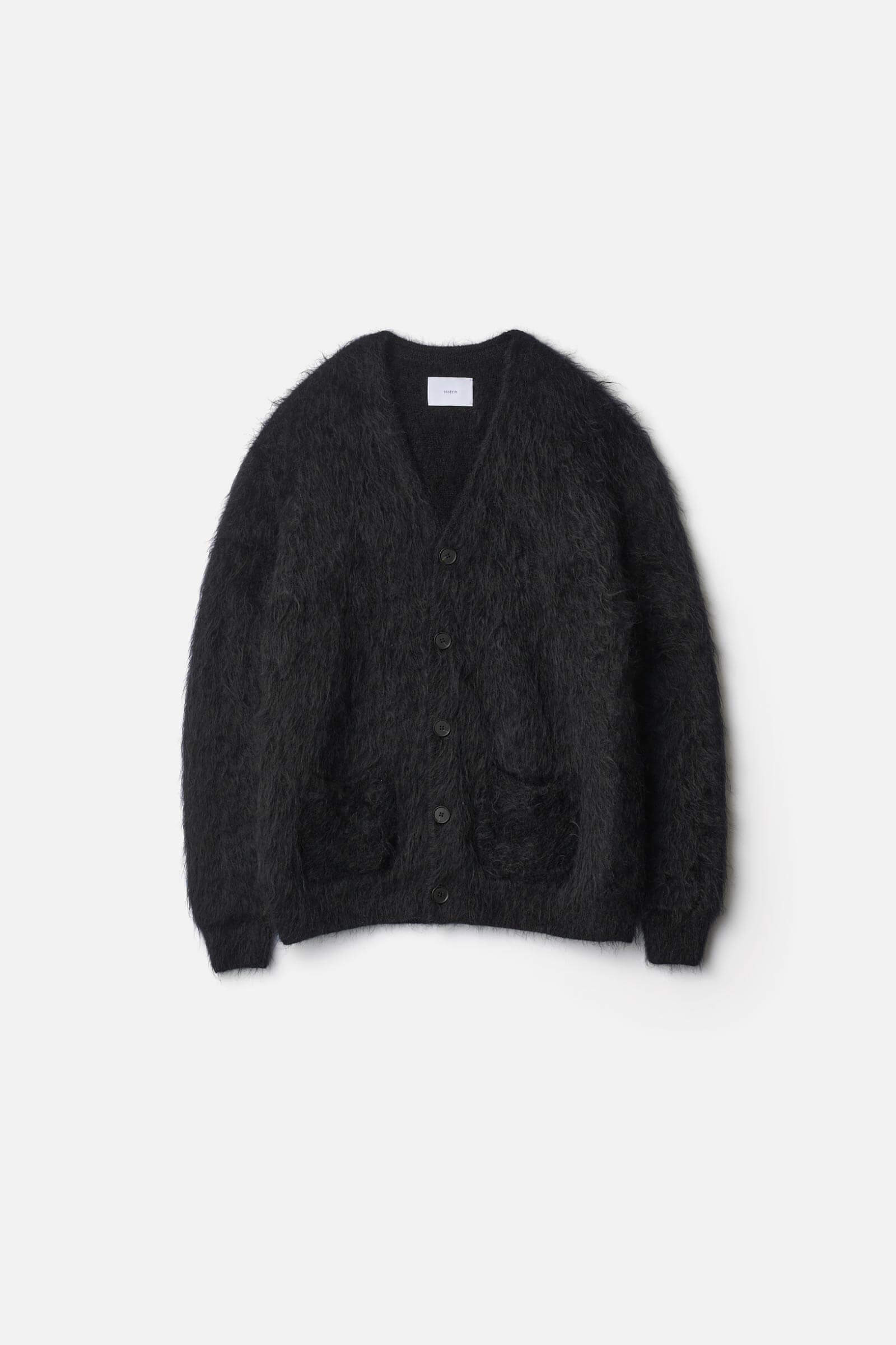KID MOHAIR KNIT V NECK CARDIGAN – ssstein