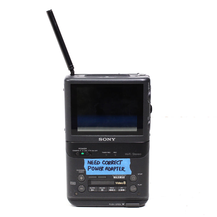 Sony GV-500 Video8 8mm Video Walkman VCR Video TV Recorder (1991