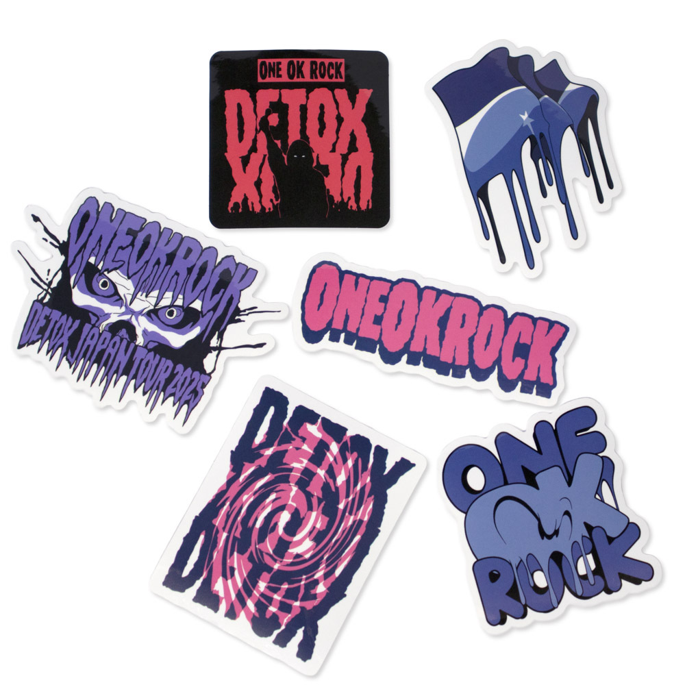 CDJapan : [Make-to-Order] ONE OK ROCK 2025 DETOX JAPAN Sticker Set