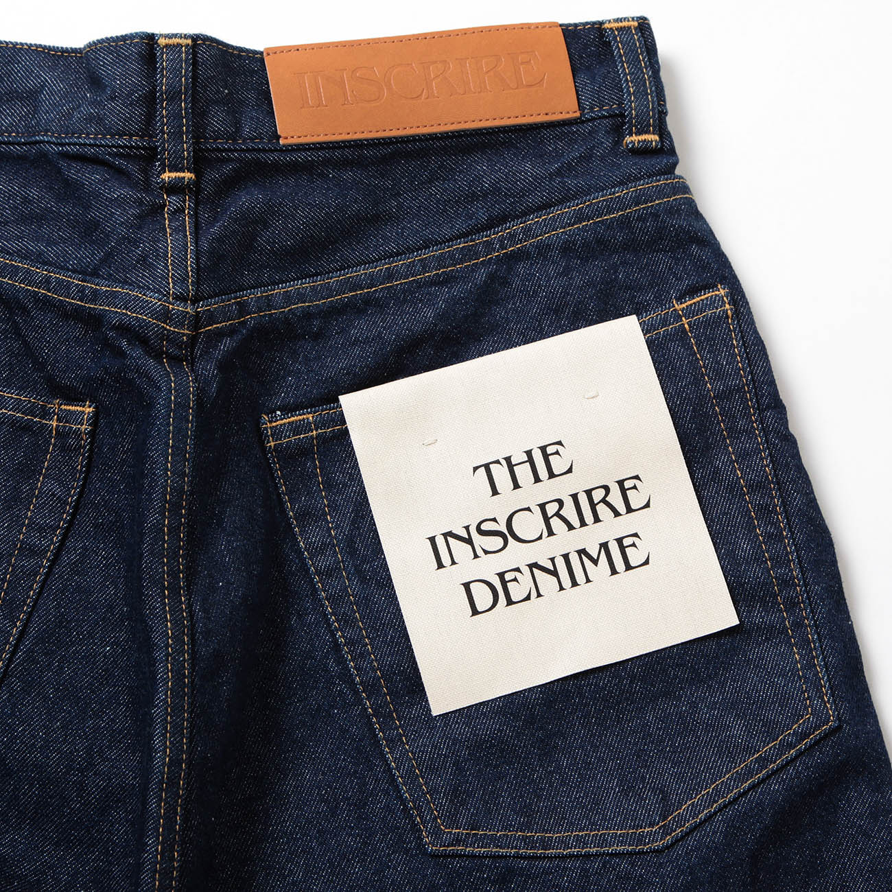 INSCRIRE / アンスクリア | Denim Loose Fit Pants - Indigo | 通販