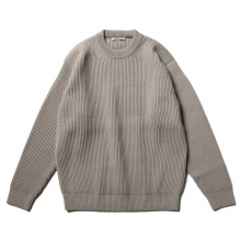 AURALEE / オーラリー | SUPER FINE WOOL RIB KNIT BIG P/O (メンズ