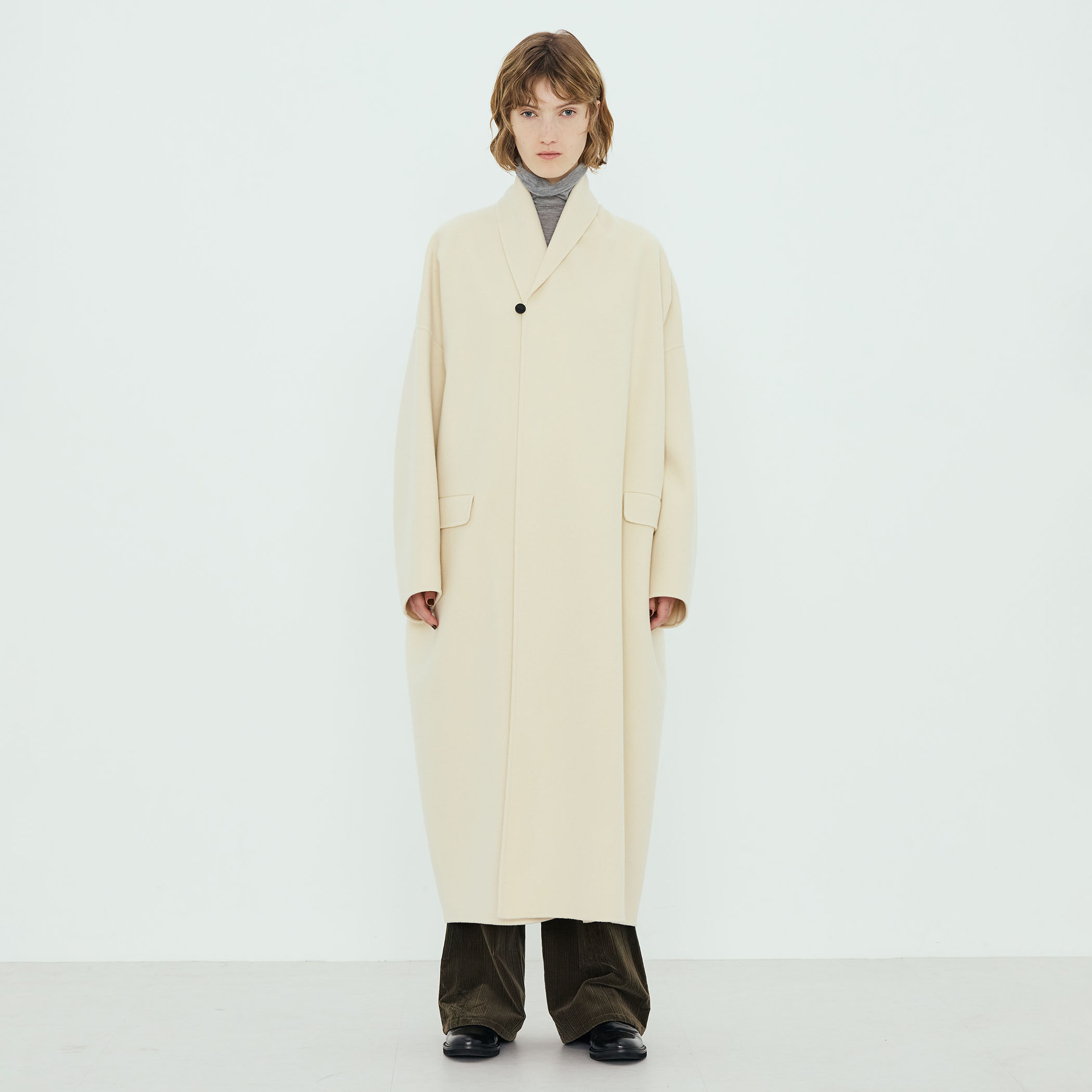 ウールダブルフェイス ロングコート｜トゥモローランド 公式通販