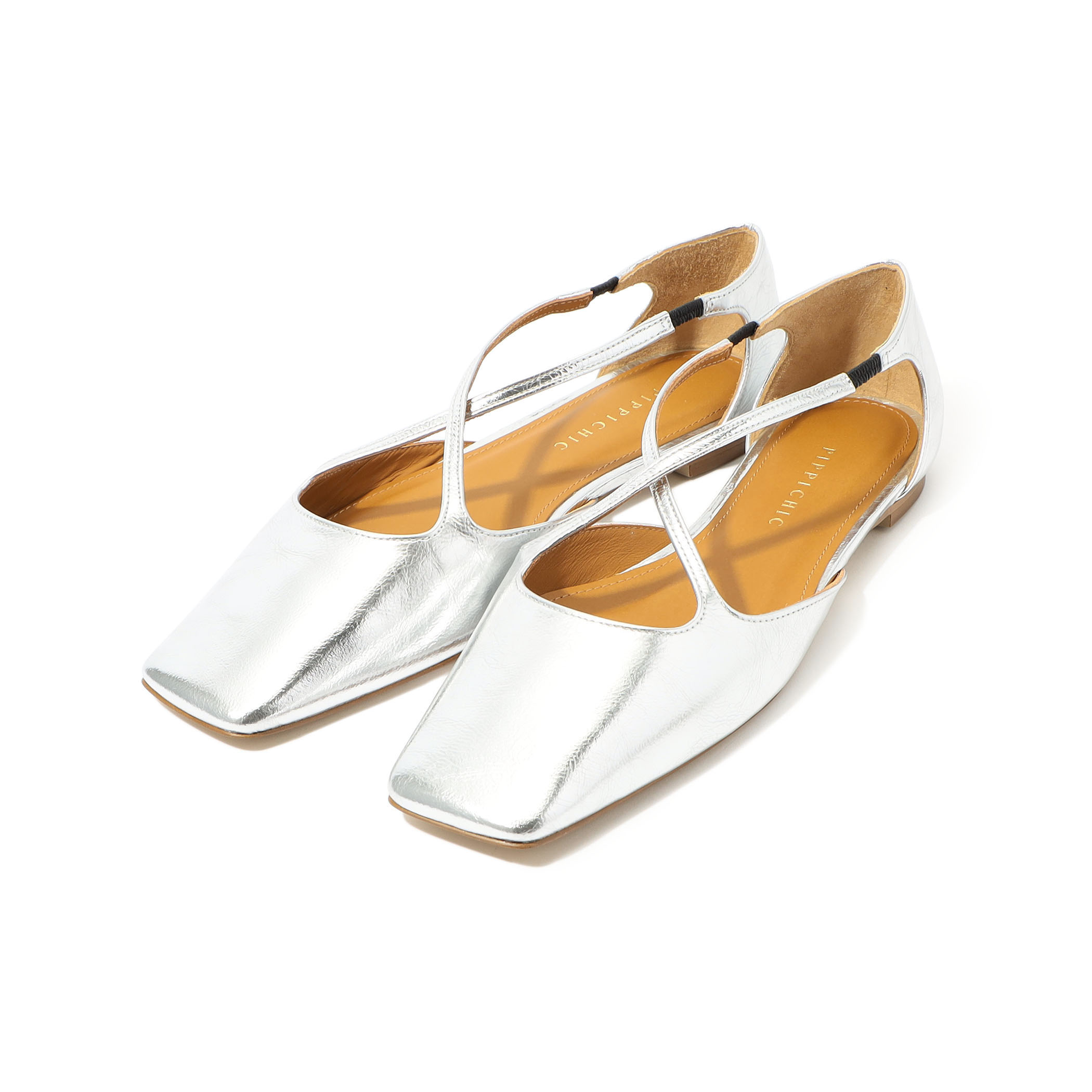 PIPPICHIC AMBER シルバー フラットシューズ｜トゥモローランド 公式通販