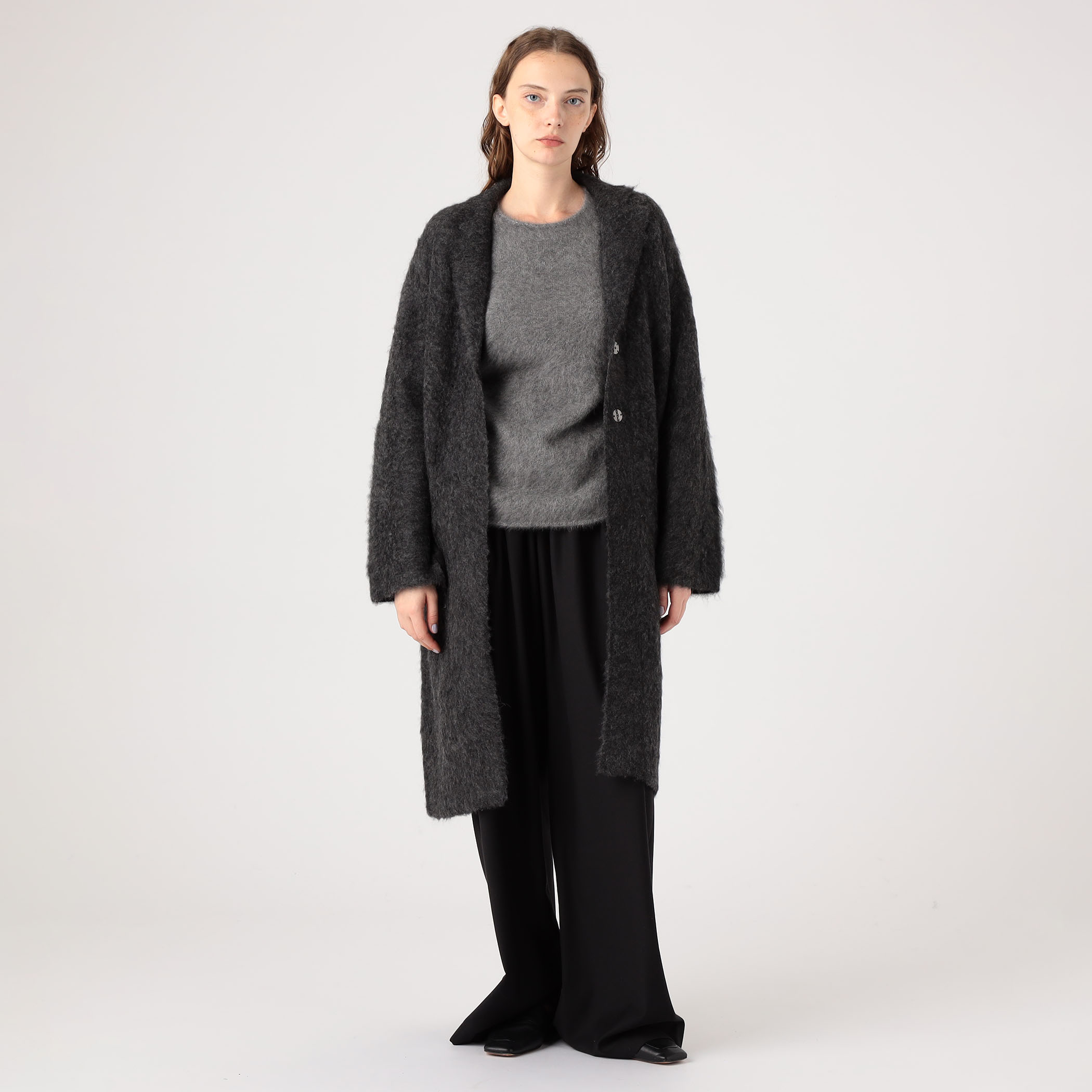 スーリーアルパカロングカーディガン｜トゥモローランド 公式通販