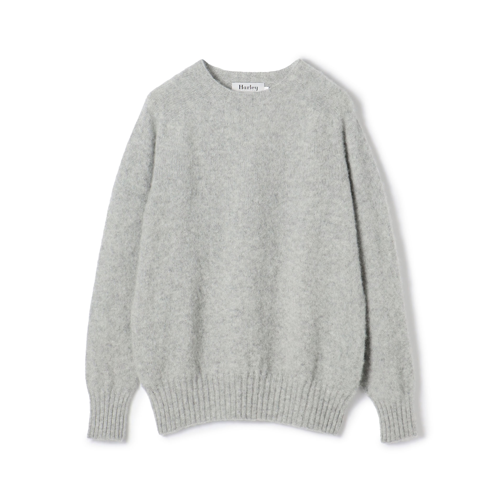 □【別注】Harley of Scotland ウール クルーネックプルオーバー