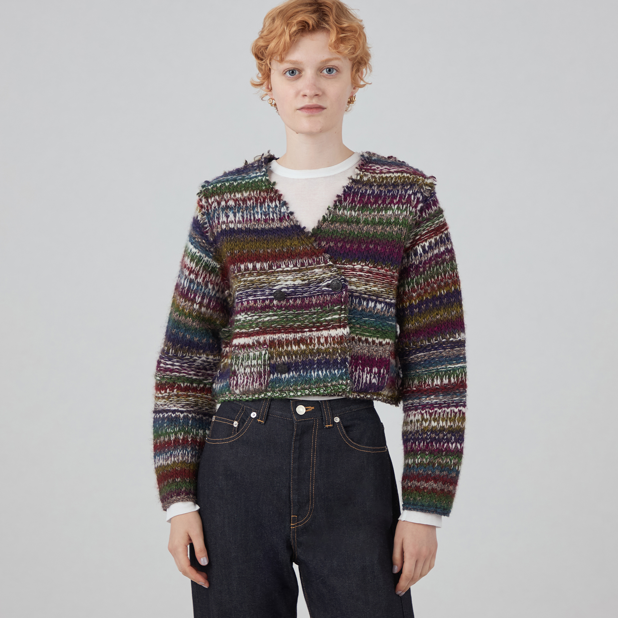 ニットボンディング クロップドジャケット｜トゥモローランド 公式通販