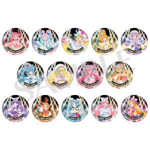 全プリキュア 20th Anniversary LIVE！】ホログラム缶バッジ2012～2014