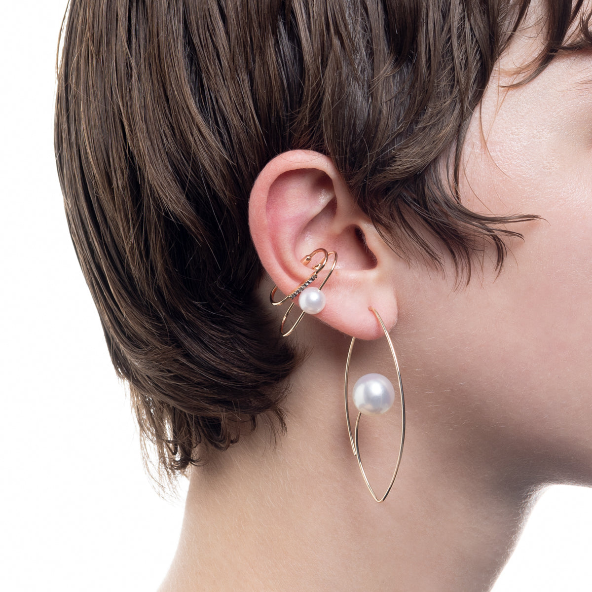 MIRÓ アコヤパール イヤーカフ Mサイズ