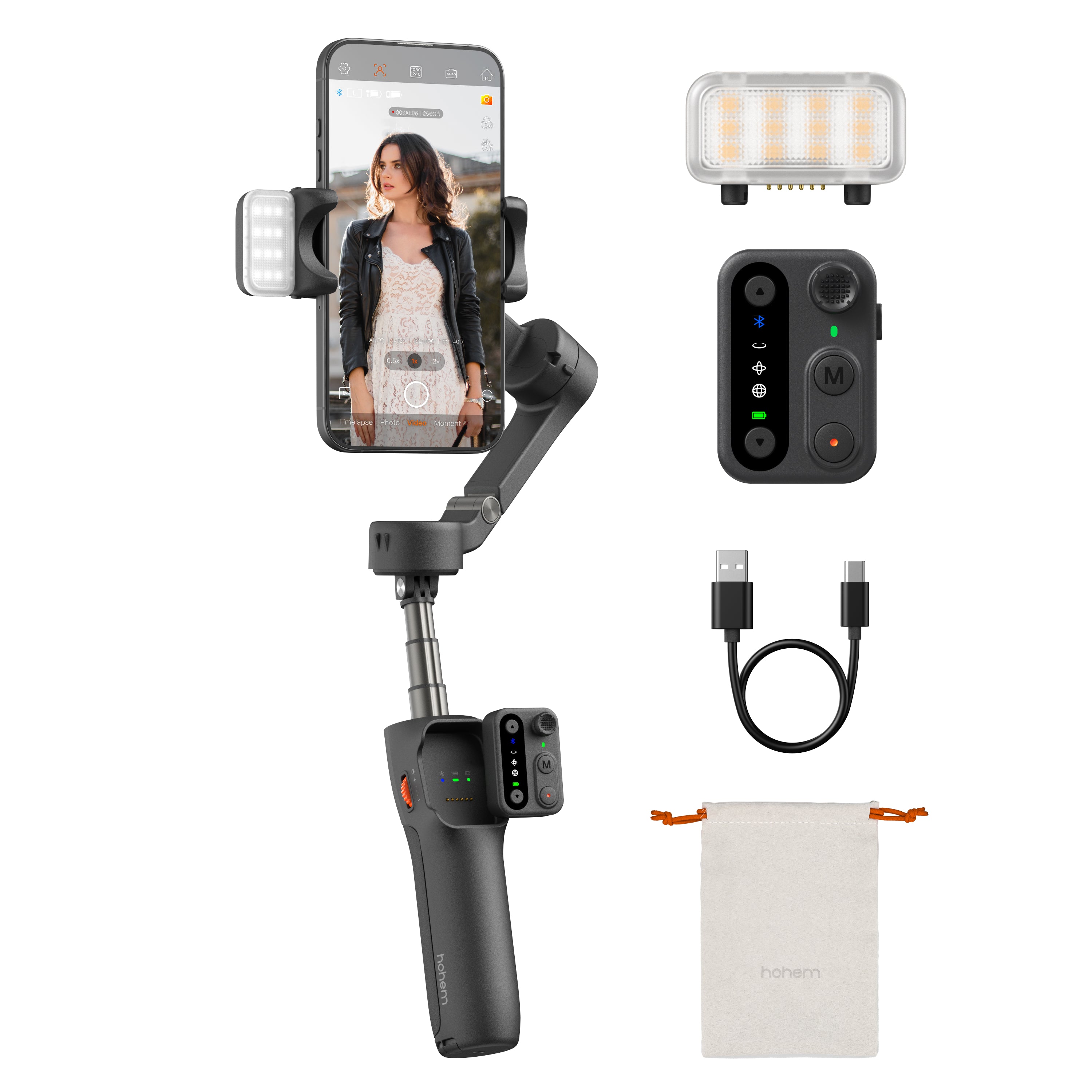 Hohem iSteady X3 Smartphone Stabilizer | Portable & Foldable