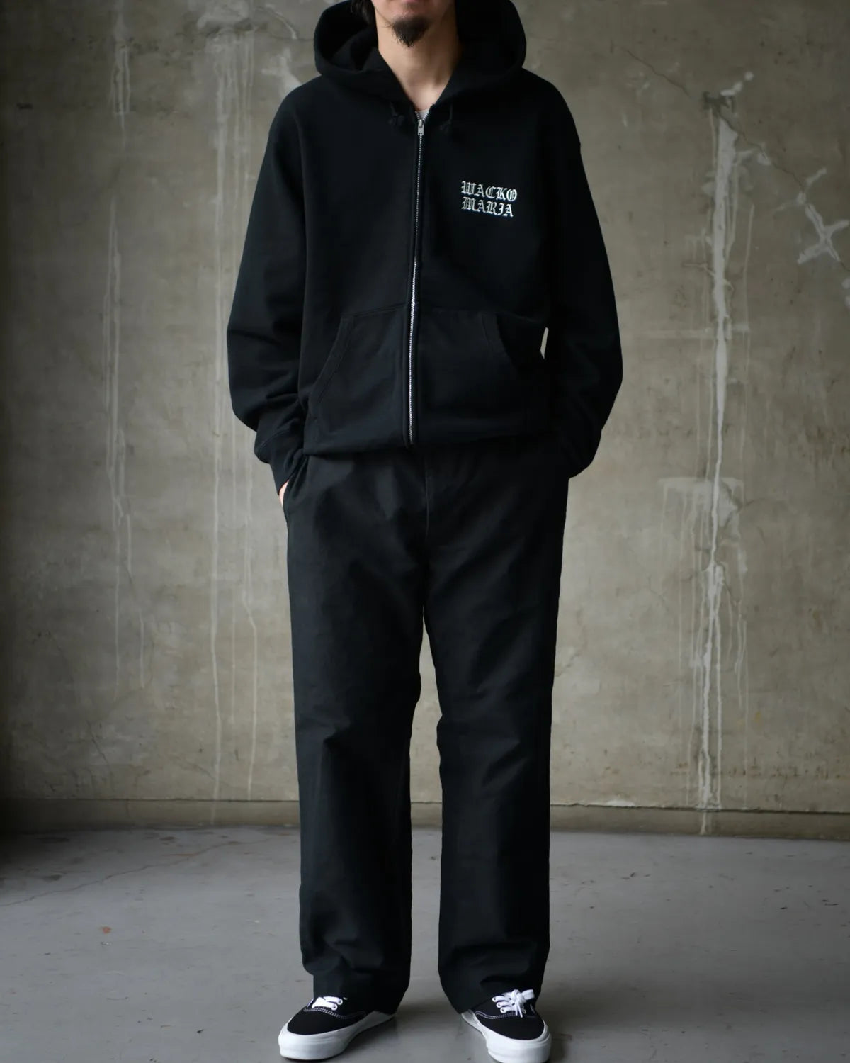 WACKO MARIA(ワコマリア) / WASHED MIDDLE WEIGHT FULL ZIP HOODED