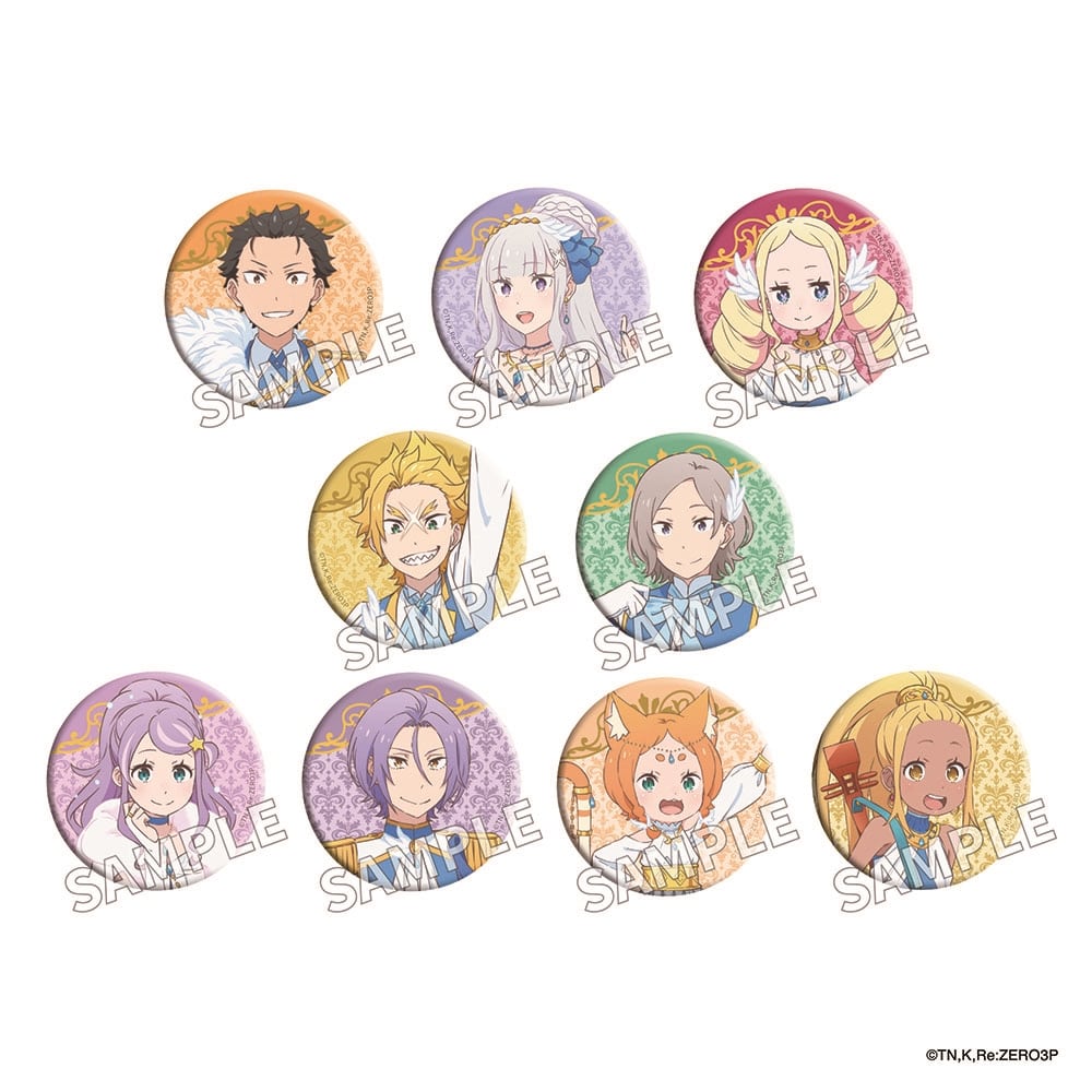 Re:ゼロから始める異世界生活」トレーディングきらきら缶バッジ