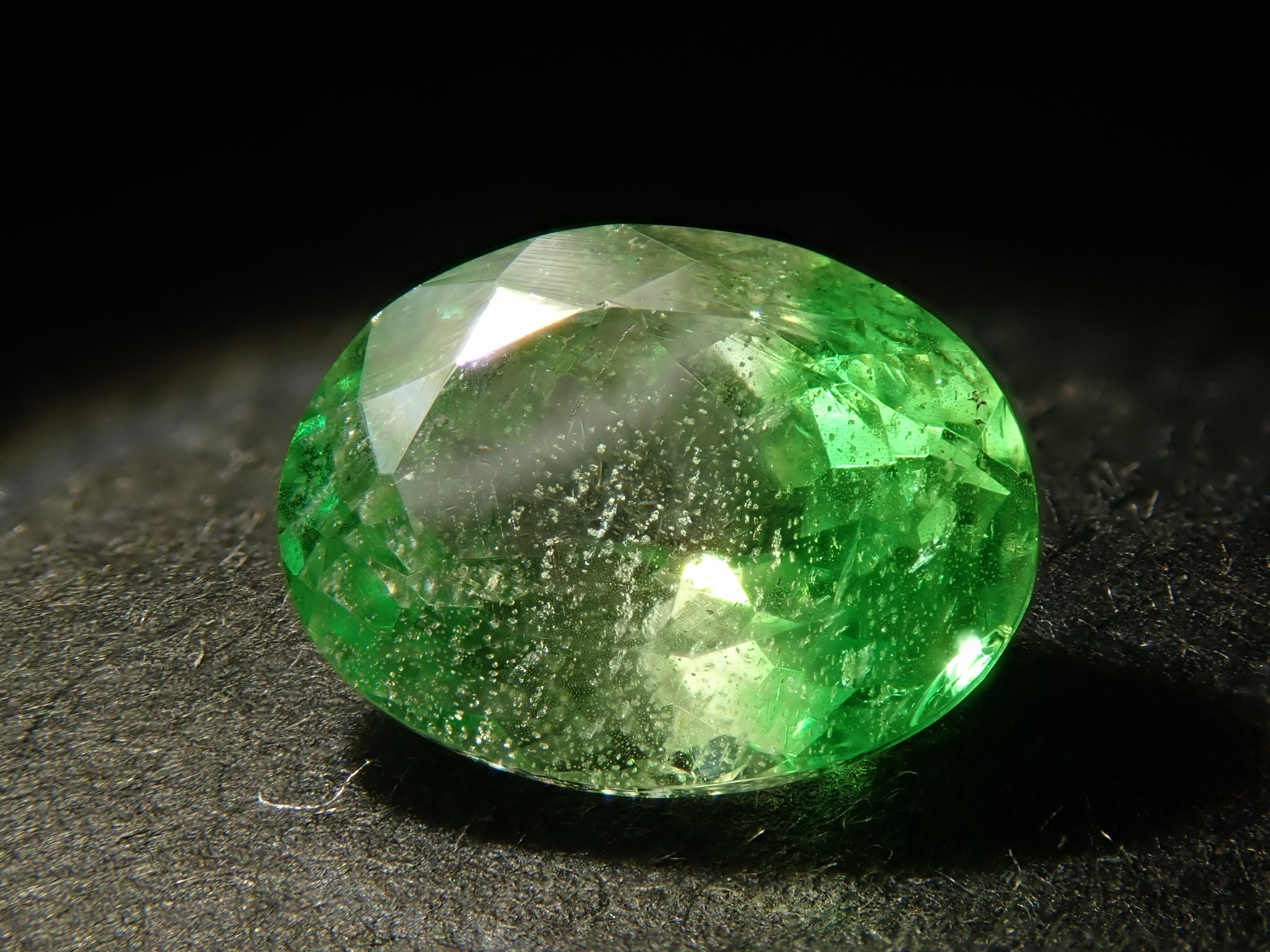 タンザニア産バイカラーグロッシュラーガーネット 1.359ctルース