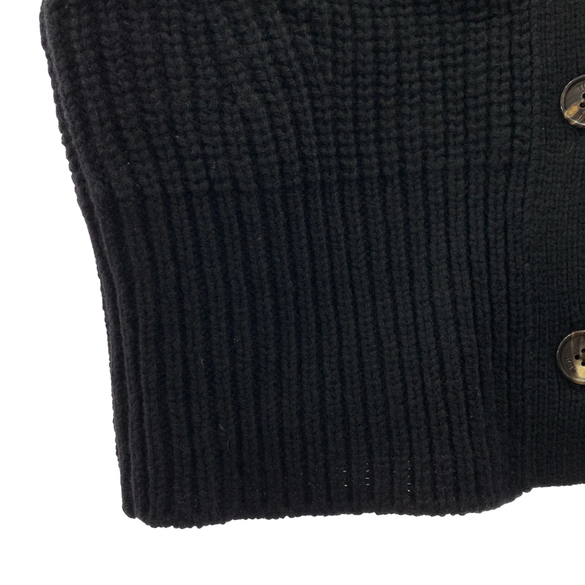 TICCA / ティッカ | ウール Vネック ロング ニット カーディガン | F