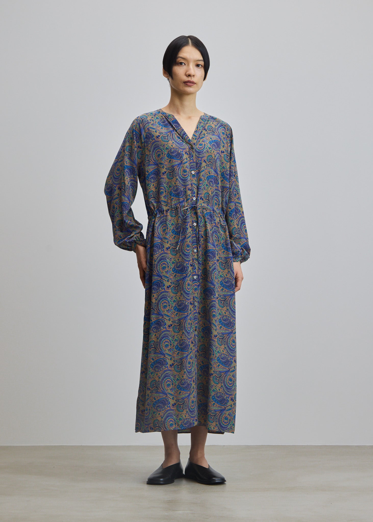 ペイズリー柄ワンピース - SOÉJU online store｜上質な大人の女性の